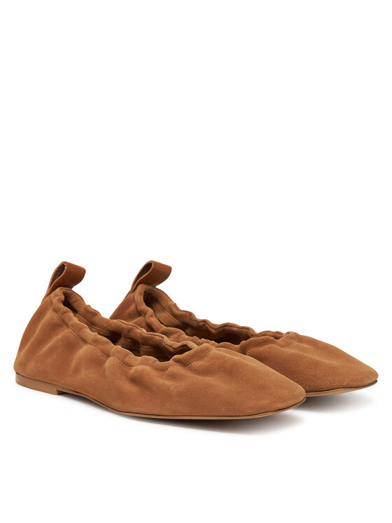 Pepe Jeans Pepe Jeans Baleriny Poppy Basic PLS10430 Brązowy