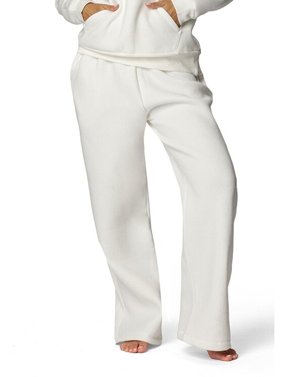 DKaren Sport DKaren Sport Spodnie dresowe DK-K-B9 Écru Regular Fit