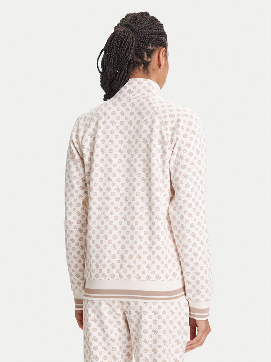 Guess Guess Bluză V5YQ03 KB212 Écru Regular Fit