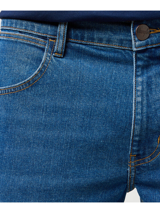 Wrangler Wrangler Jeansy 112371374 Niebieski Straight Leg