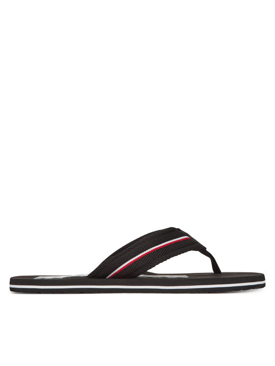 Tommy Hilfiger Tommy Hilfiger Japanke Corporate Hilfiger Beach FM0FM05436 Crna