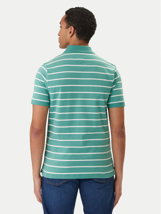 Tommy Jeans Tommy Jeans Polo majica DM0DM22708 Zelena Regular Fit