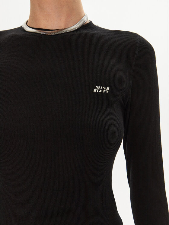 Miss Sixty Miss Sixty Bluzka 6L3SJ3890000 Czarny Regular Fit