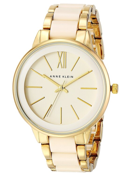 Anne Klein Anne Klein Zegarek AK/1412IVGB Złoty