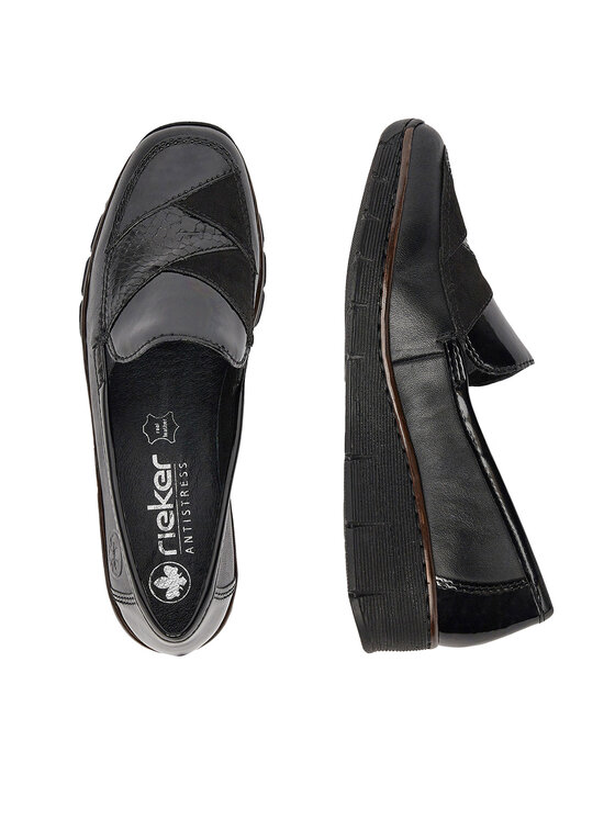 Rieker Rieker Halbschuhe 53785-00 Schwarz