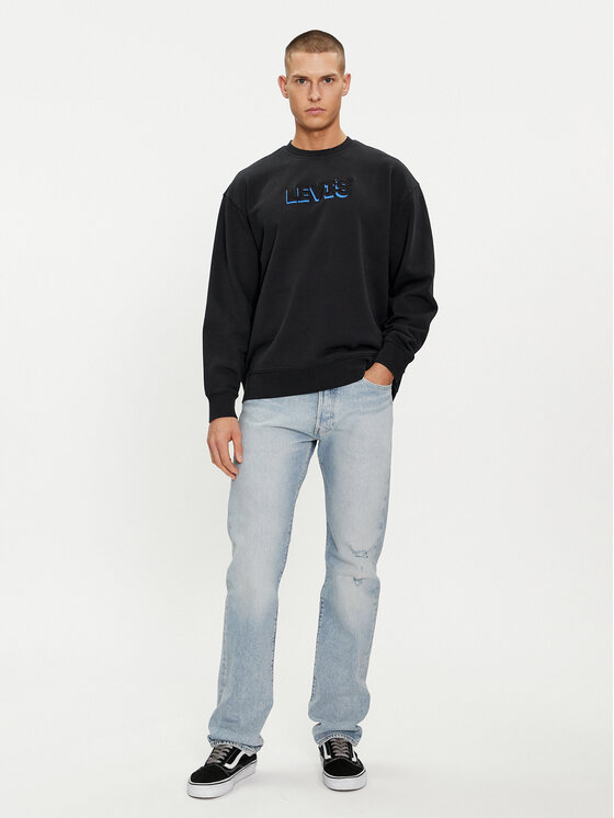 Levi's® Levi's® Majica dugih rukava Graphic 38712-0245 Crna Relaxed Fit