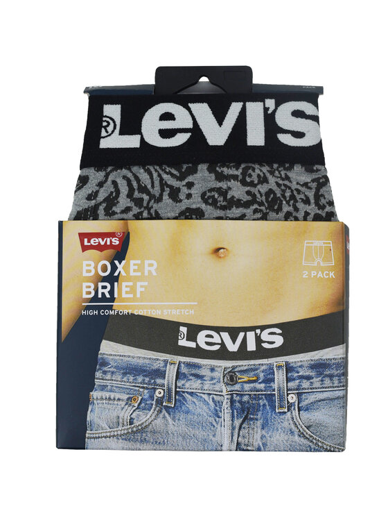 Levi's® Levi's® Bokserki Levi's Boxer 2 Pairs Briefs Szary