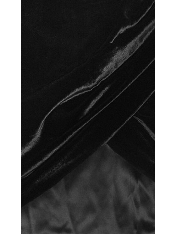 EPUZER EPUZER Top Velvet Czarny Standard Fit