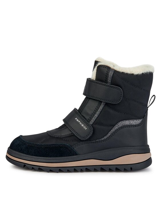 Geox Geox Snehule J Adelhide Girl B Ab J36EWB 054FU C9999 M Čierna