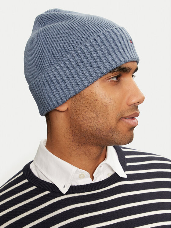 Tommy Hilfiger Tommy Hilfiger Čiapka Flag AM0AM12796 Modrá