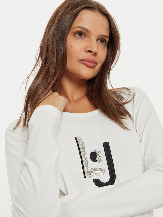 Liu Jo Sport Liu Jo Sport Μπλουζάκι TF4206 JS088 Λευκό Regular Fit