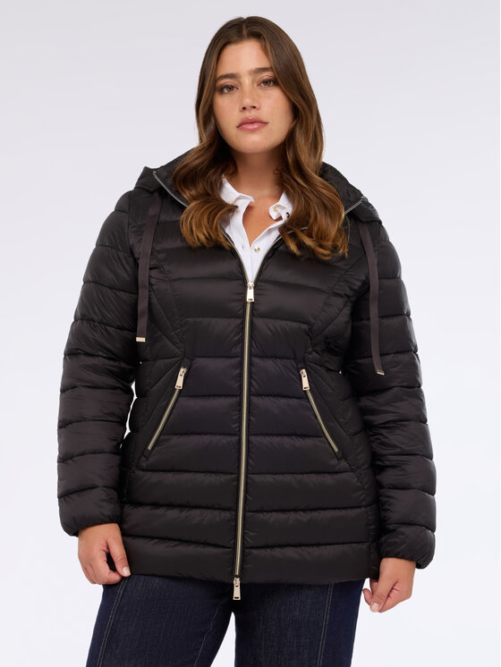 Fiorella Rubino Fiorella Rubino Kurtka puchowa F493T001394N033 Czarny Regular Fit