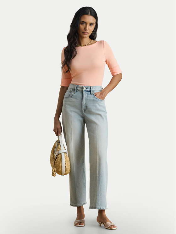 LAUREN RALPH LAUREN LAUREN RALPH LAUREN Блузка 200654963202 Світло-помаранчевий Slim Fit