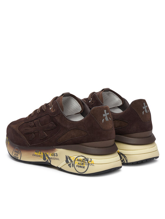 Premiata Premiata Sneakersy Moerun Var 8636 Brązowy ciemny