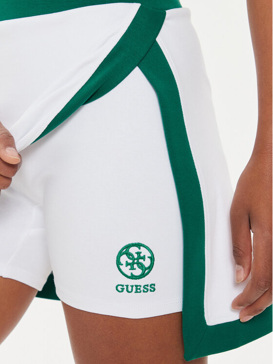 Guess Guess Minirock V4GD00 KBP41 Weiß Regular Fit