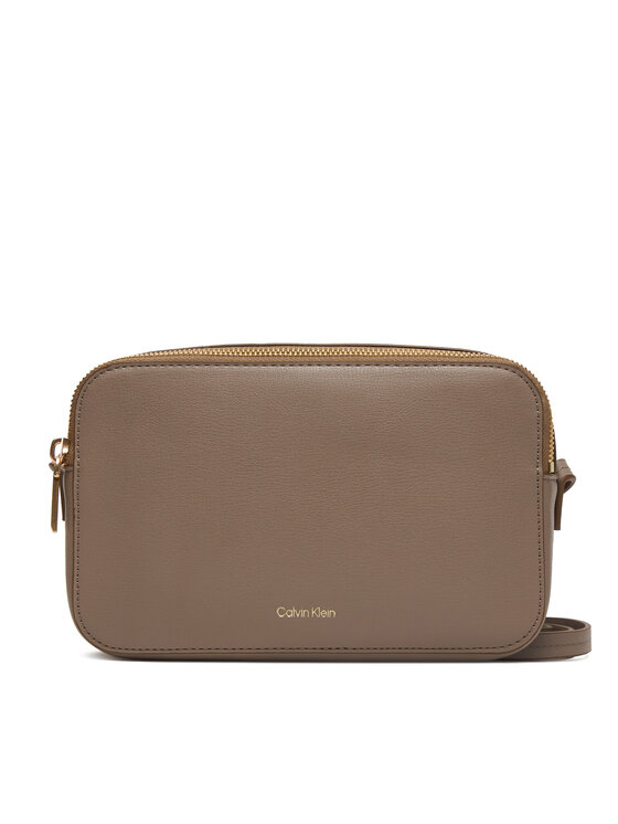 Calvin Klein Calvin Klein Geantă Foil Logo Elongated Camera Bag LV04F3276G Bej