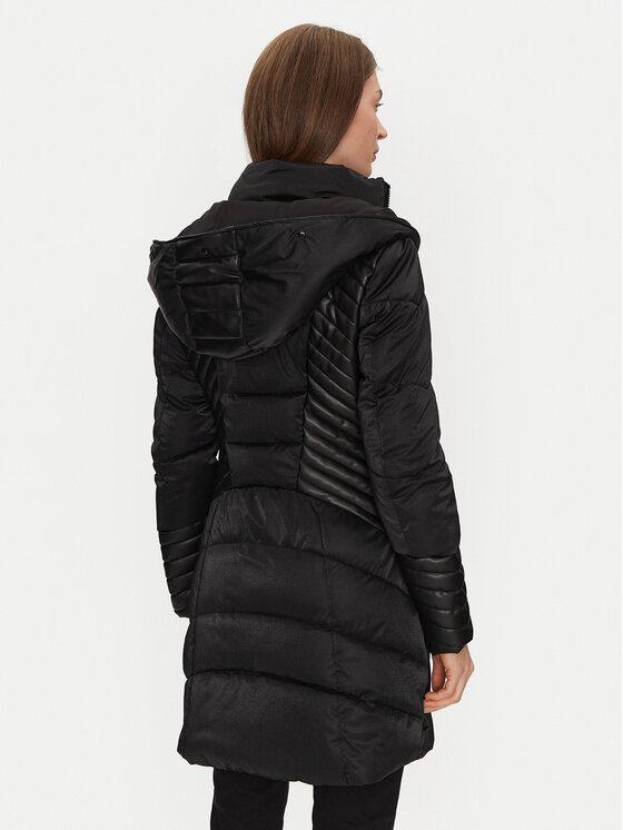 Guess Guess Pehelykabát New Oxana W4BL61 WGLZ0 Fekete Regular Fit