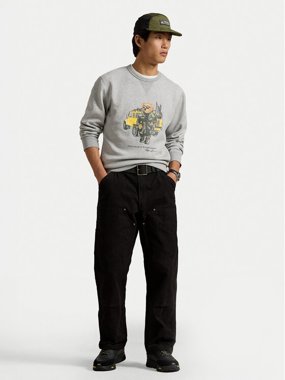 Polo Ralph Lauren Polo Ralph Lauren Bluza 710958195 Szary Relaxed Fit