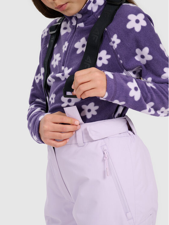 4F 4F Spodnie narciarskie SKI CLASSIC Fioletowy Regular Fit