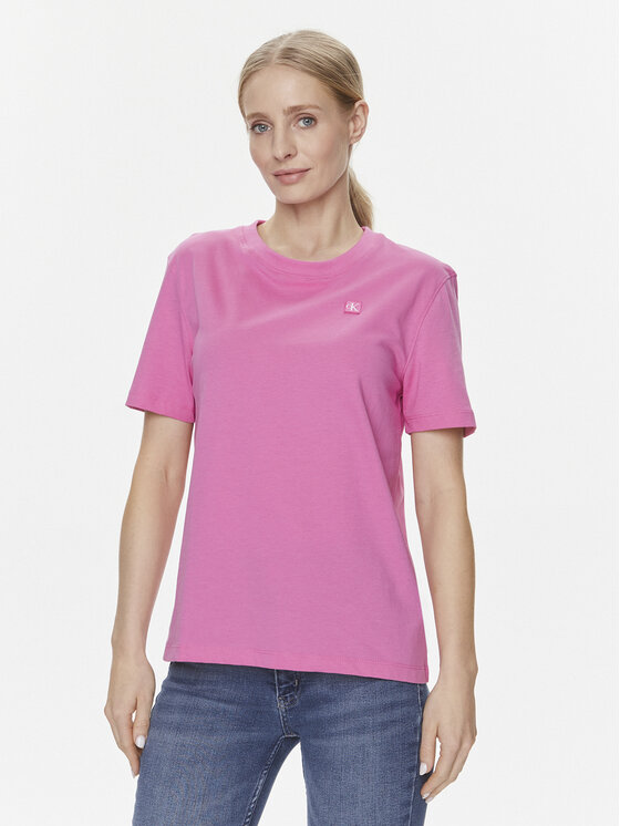 Calvin Klein Jeans Calvin Klein Jeans T-Shirt J20J223226 Růžová Regular Fit
