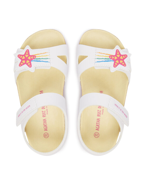 Agatha Ruiz de la Prada Agatha Ruiz de la Prada Босоніжки 262977 S Білий