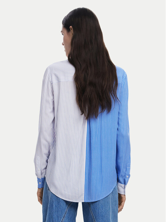 Desigual Desigual Camicia A Perfect Ride 25SWCW36 Blu Regular Fit
