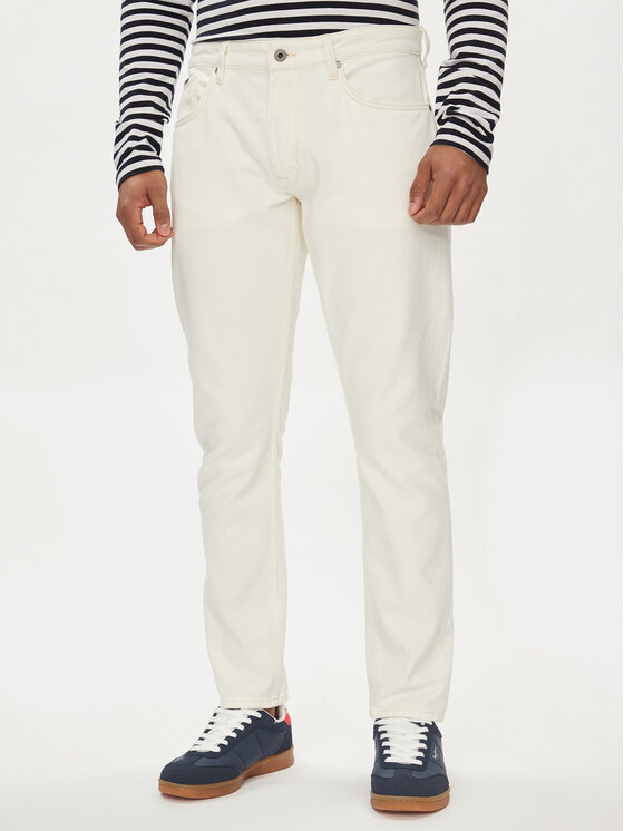 Pepe Jeans Džínsy PM207392 Écru Tapered Fit