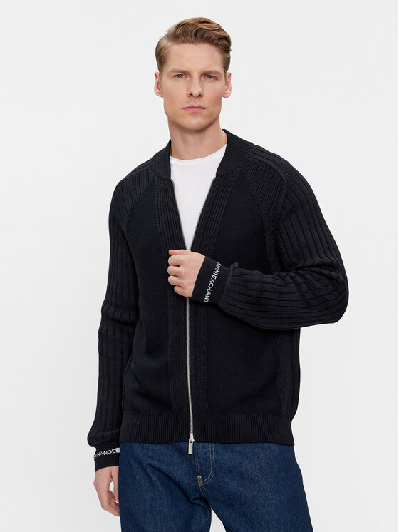 Armani Exchange Armani Exchange Kardigán 3DZE6A ZM1LZ 1583 Sötétkék Regular Fit