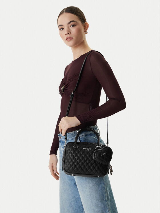 Guess Geantă Atabey HWQG98 94050 Negru