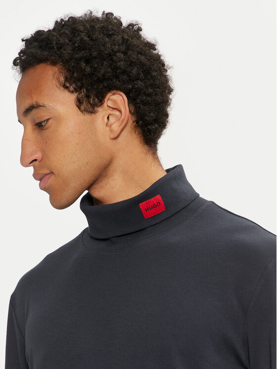 HUGO Hugo Гольф Derollo224 50479373 Cиній Slim Fit