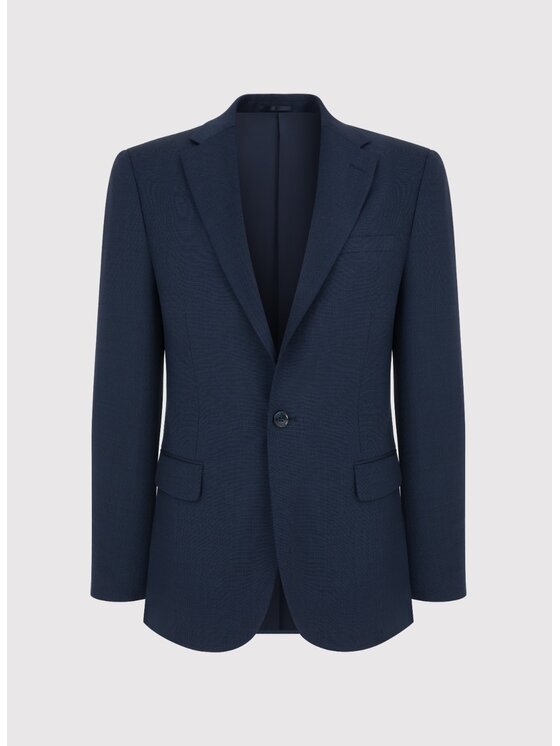 Pako Lorente Pako Lorente Marynarka P25SP-3G-018 Granatowy Super Slim Fit