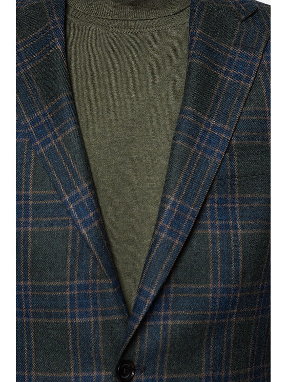 Lancerto Lancerto Marynarka MA099222000011 Zielony Slim Fit