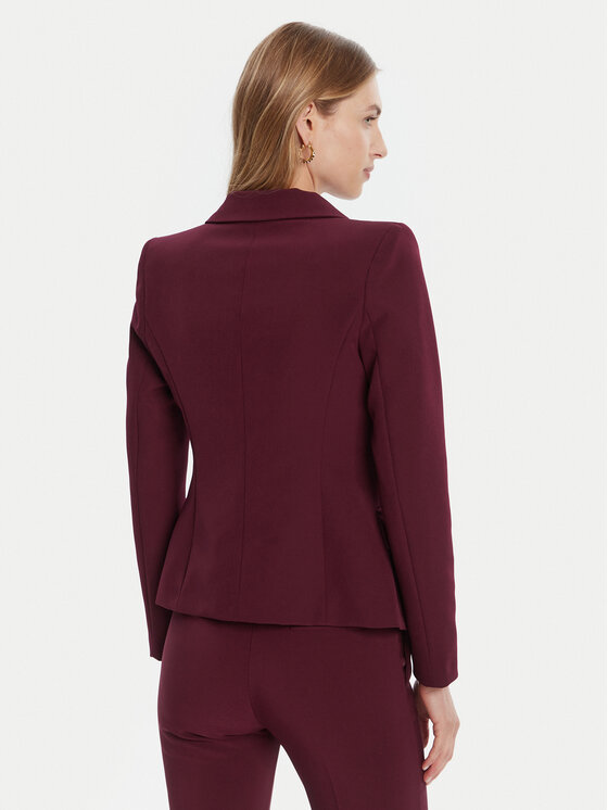 Rinascimento Rinascimento Suknjič CFC0126221003 Bordo rdeča Slim Fit