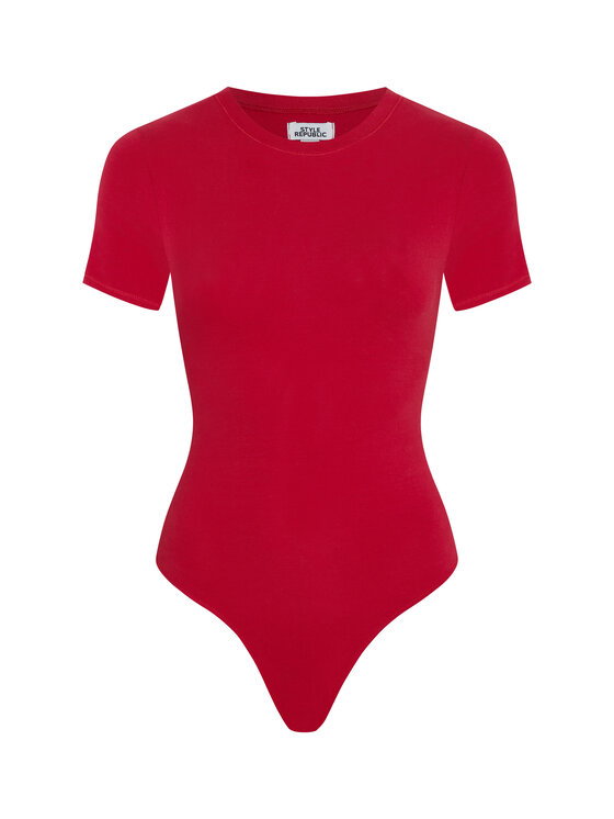 Style Republic Style Republic Body Shortsleeve Czerwony Curvy Fit