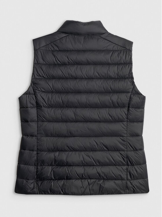 4F 4F Kamizelka MIDSHOP TEXTILE Czarny Slim Fit
