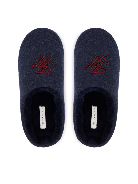 Tommy Hilfiger Tommy Hilfiger Sussid Th House Shoe Flannel FW0FW09699 Tumesinine