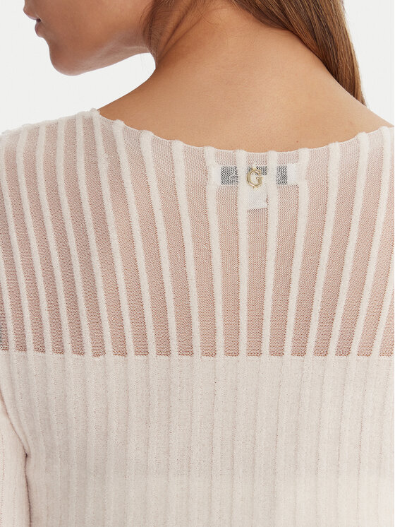 Guess Guess Светр W5BR62 Z0890 Écru Slim Fit