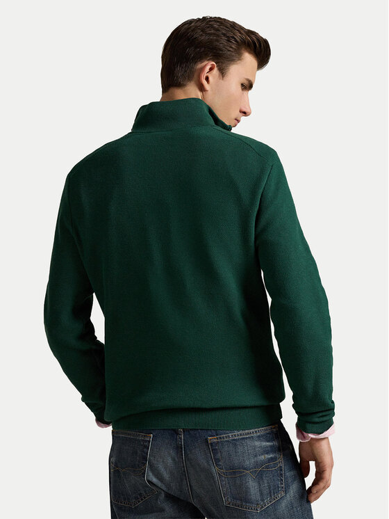Polo Ralph Lauren Sweter 710932304526 Zielony Regular Fit | Modivo.pl
