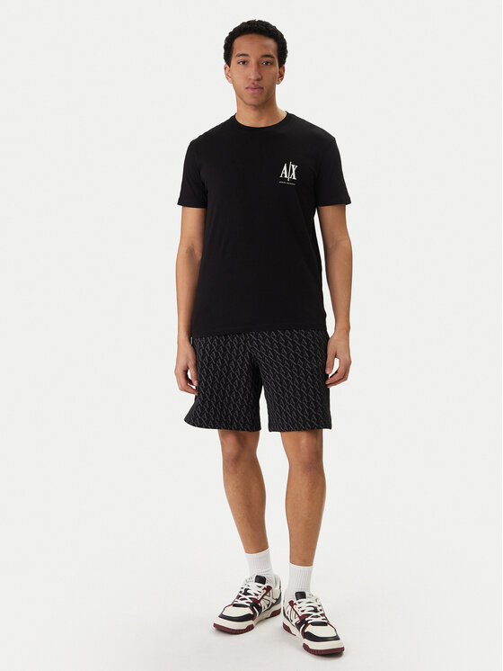 Armani Exchange Armani Exchange T-Shirt XM000365 AF12308 UC001 Černá Regular Fit