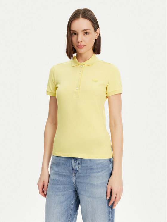 Lacoste Lacoste Поло PF5462 Жовтий Slim Fit