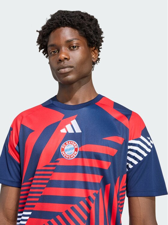 adidas adidas Koszulka techniczna 168861 Niebieski jasny Slim Fit