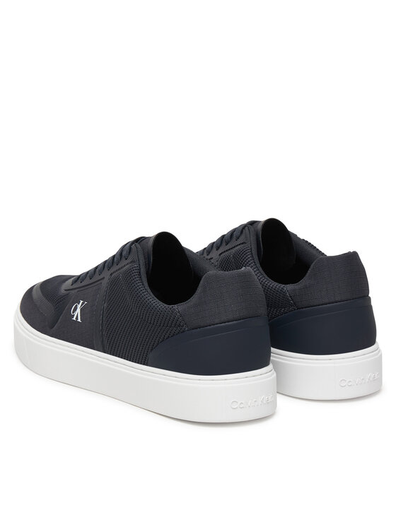 Calvin Klein Calvin Klein Laisvalaikio batai Classic Cups Laceup Knit HM0HM02130 Tamsiai mėlyna