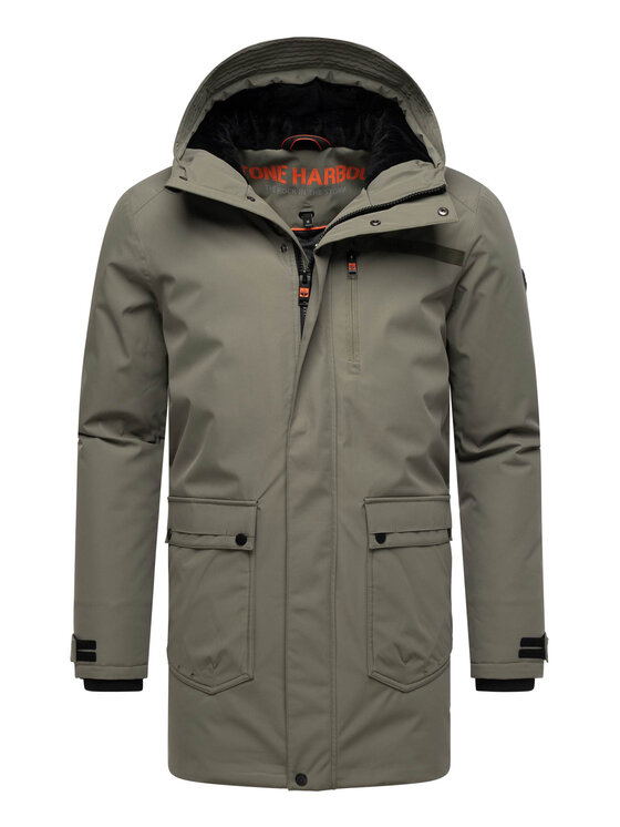 Stone Harbour Stone Harbour Kurtka zimowa Netaan Zielony Regular Fit