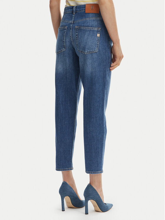 Fracomina Fracomina Дънки FP26SVD005D45093 Син Mom Fit