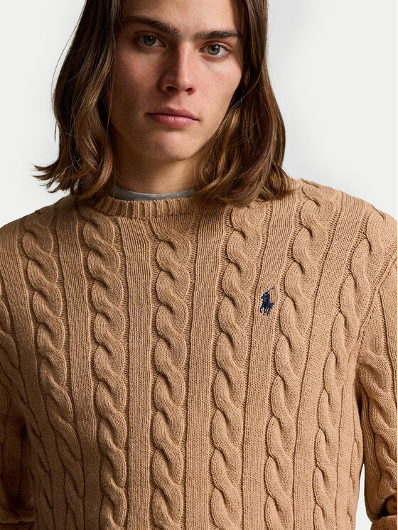 Polo Ralph Lauren Polo Ralph Lauren Džemper 710775885014 Bež Regular Fit