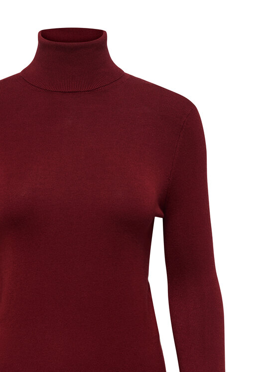 ONLY ONLY Dolcevita Venice 15183772 Bordeaux Regular Fit