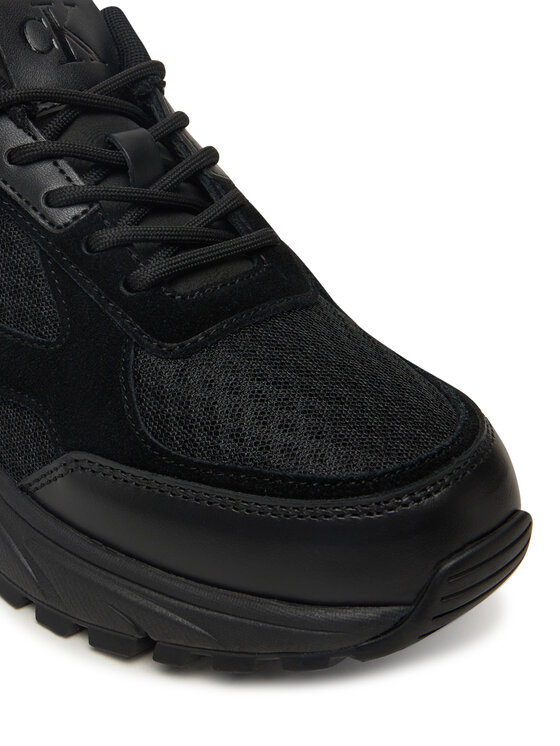 Calvin Klein Jeans Calvin Klein Jeans Sneakersy Hike Runner Mesh Mix Ck YW0YW01994 Černá