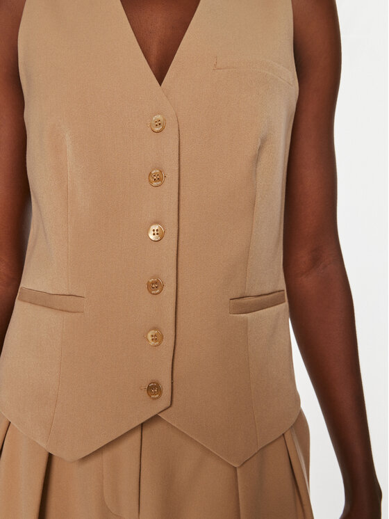 STAUD STAUD Жилет Brett 561-3685 Бежевий Regular Fit