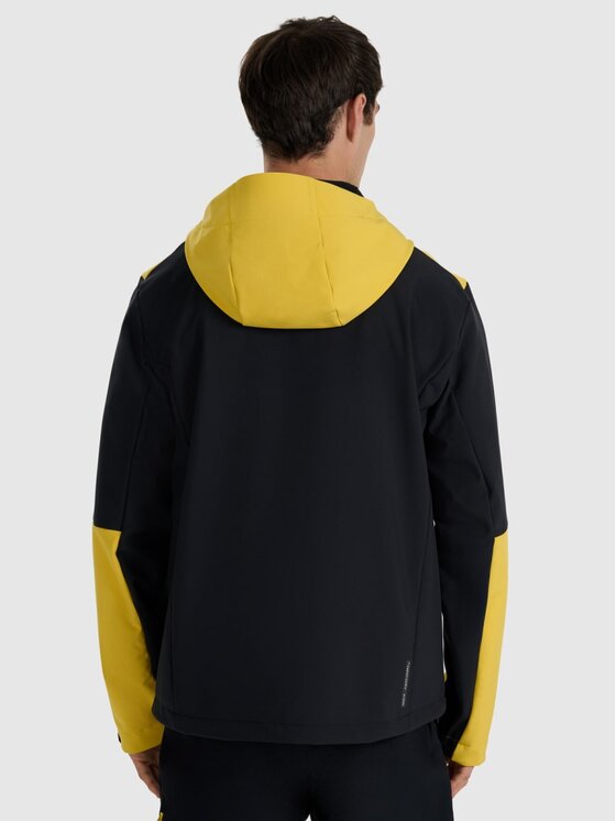 4F 4F Giacca softshell 4FRAW25TSOFM506-71S Giallo Regular Fit