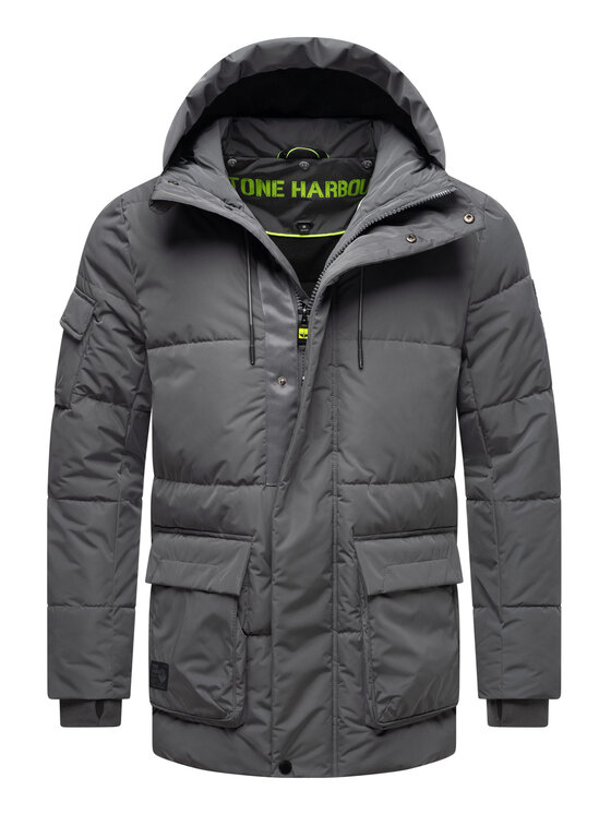 Stone Harbour Stone Harbour Kurtka zimowa Lauroo Szary Regular Fit